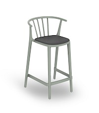 Tabouret Woody moyen tapissé