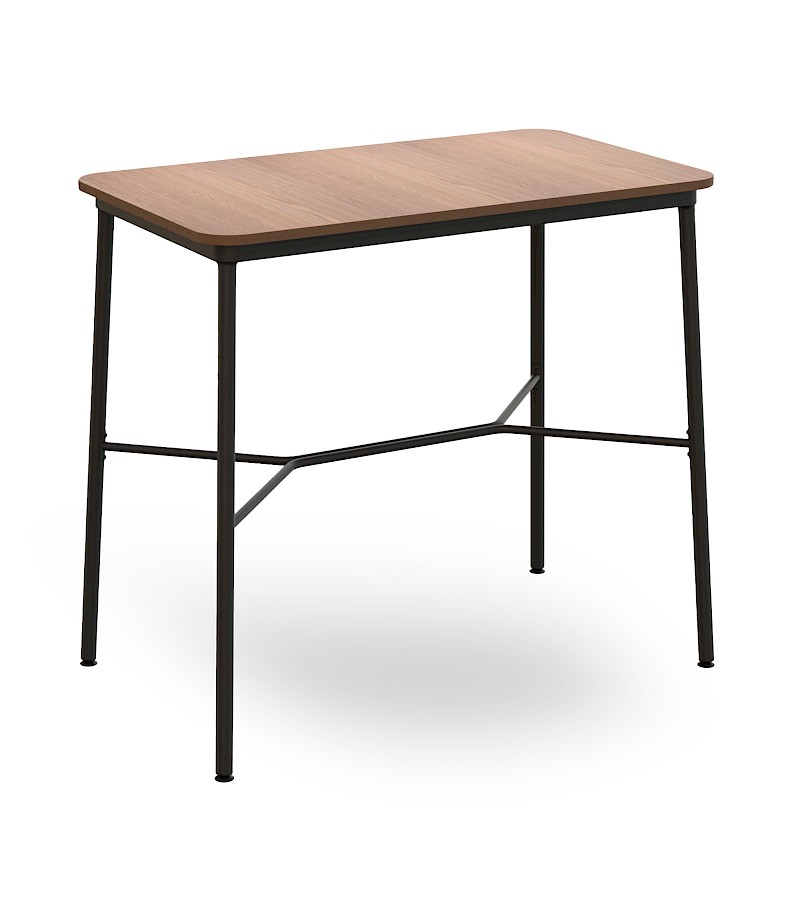 fix 6a1ec5f8f16aa 06374 mesa hub alta negra 120x70 melamina roble oscuro
